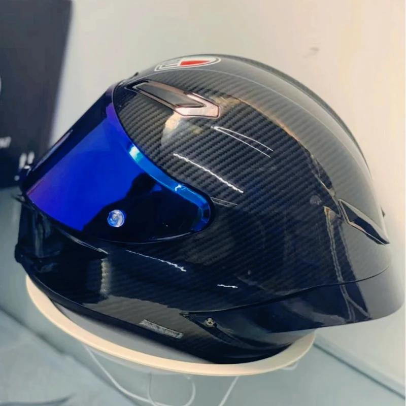 Casque de moto intégral homologué ABS Psittacula Flower Helmet Motocross avec grand spoiler pour la conduite