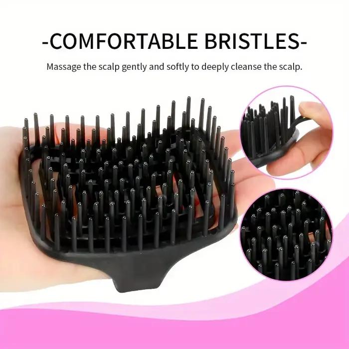 WANMEI Brosse à shampoing pour massage du cuir chevelu – Nettoyage et exfoliant en profondeur, conce