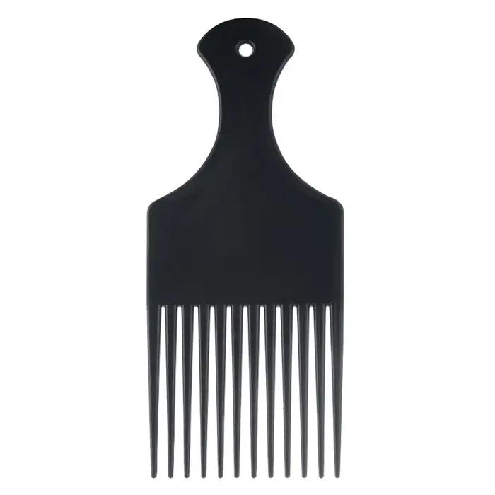 Peigne Afro pour cheveux afro-américains, peigne démêlant à dents larges pour coiffure bouclée, perr