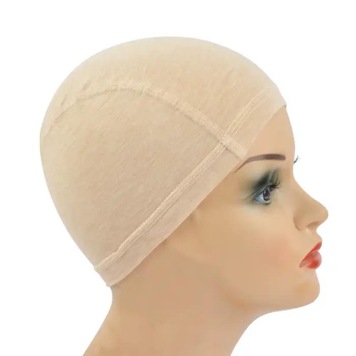 Bonnet de perruque en Fiber de bambou pour femmes, bonnet de perruque confortable et élastique à por