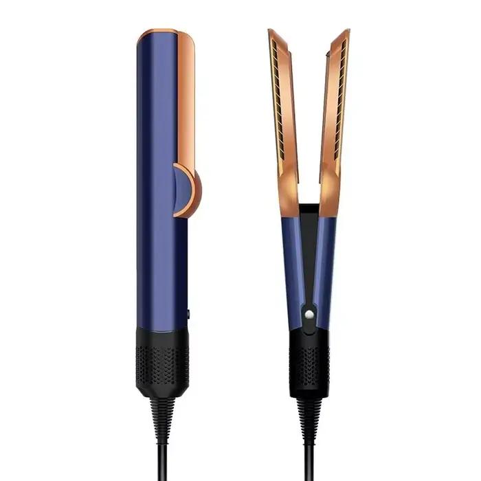 Lisseur de cheveux 2 en 1 pour sécher et lisser avec chauffage à température constante pour lisser l
