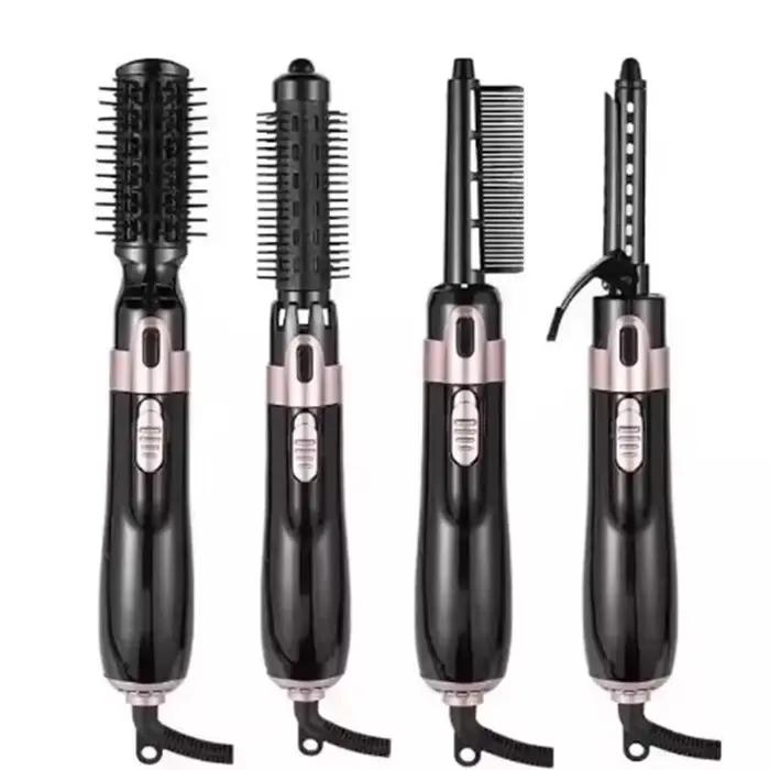 Ensemble de brosses sèche-cheveux multifonctions à air chaud, peigne boucleur, têtes de brosse inter