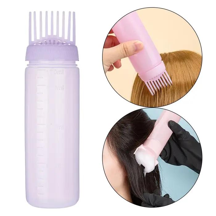 Peigne à racines, outil de permanente, bouteille à presser, bouteille de teinture pour cheveux, Salo