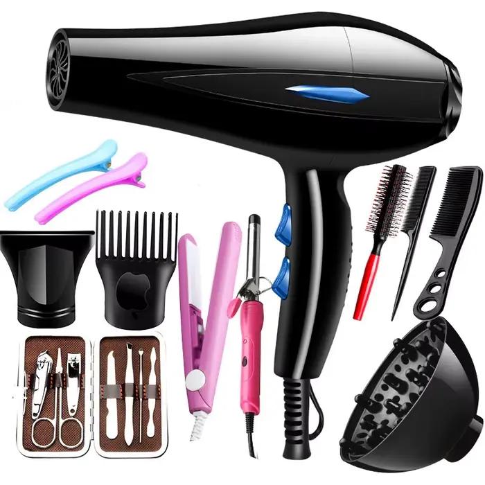 Sèche-cheveux 2200W professionnel puissant sèche-cheveux chauffage rapide réglage chaud et froid sèc