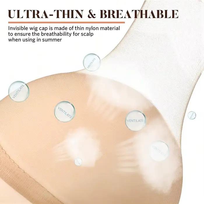 Gros HD perruque casquettes haute qualité Transparent HD filets à cheveux tissage Nylon extensible d