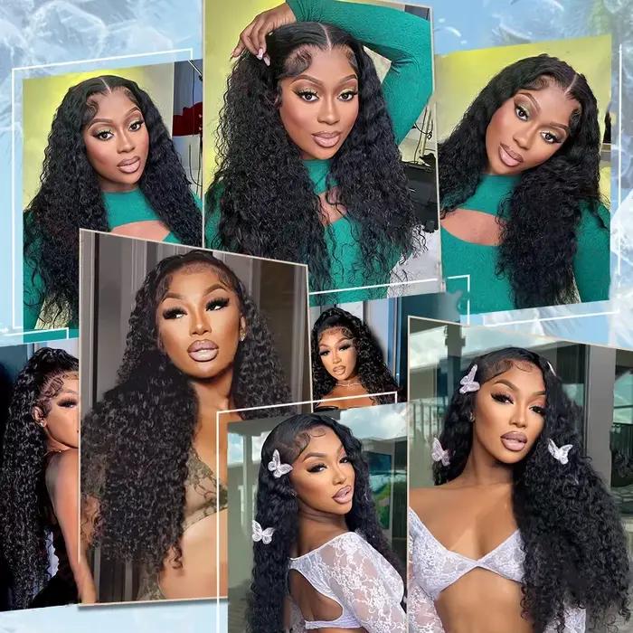 8-30 "Mongolien 100% Vierge Brut Afro Crépus Bouclés Cheveux Humains Bundles Deal Tissage 3/4 Bundle