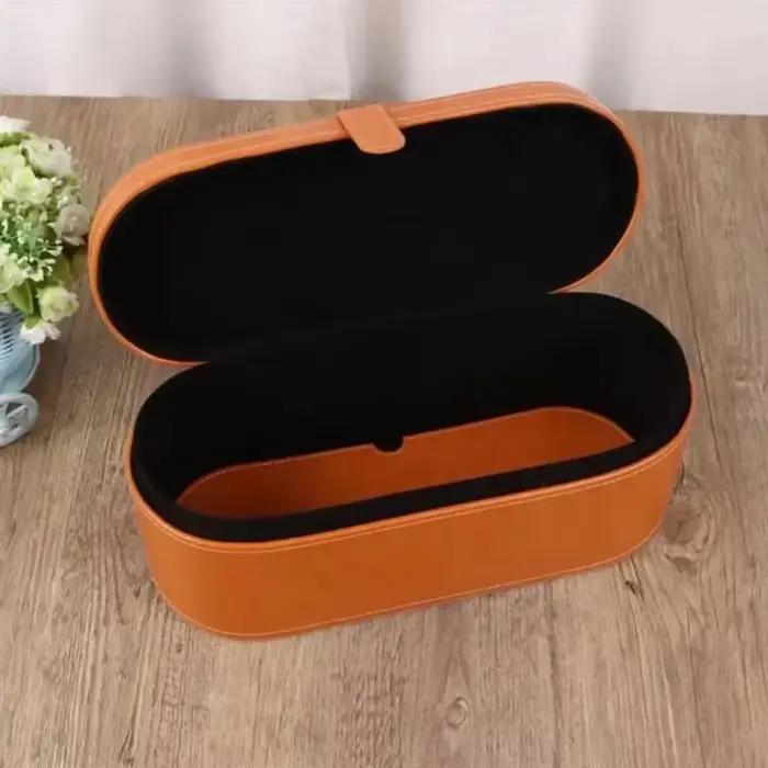 Étui de voyage Portable pour sèche-cheveux, sac de rangement, Protection en cuir PU, boîte de rangem
