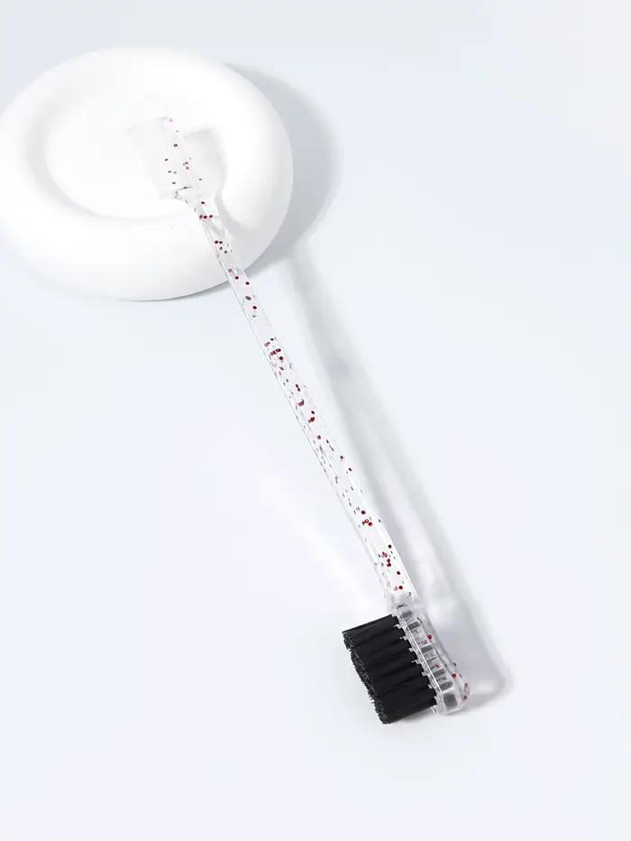 Brosse de contrôle de bord Double face, brosse à sourcils de beauté de coiffure naturelle, spéciale