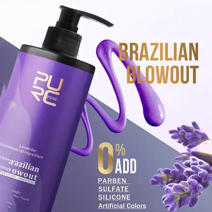 KerBrian-Traitement lissant pour cheveux bouclés et crépus, Produits de salon brésiliens, Soin lissa