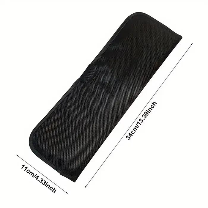 Sac de rangement pour lisseur et fer à boucler, sacs de voyage pliables résistants à la chaleur pour