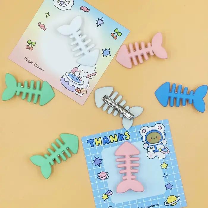 Pince à cheveux en arête de poisson mate pour filles, petites Barrettes, Clips latéraux pour femmes,