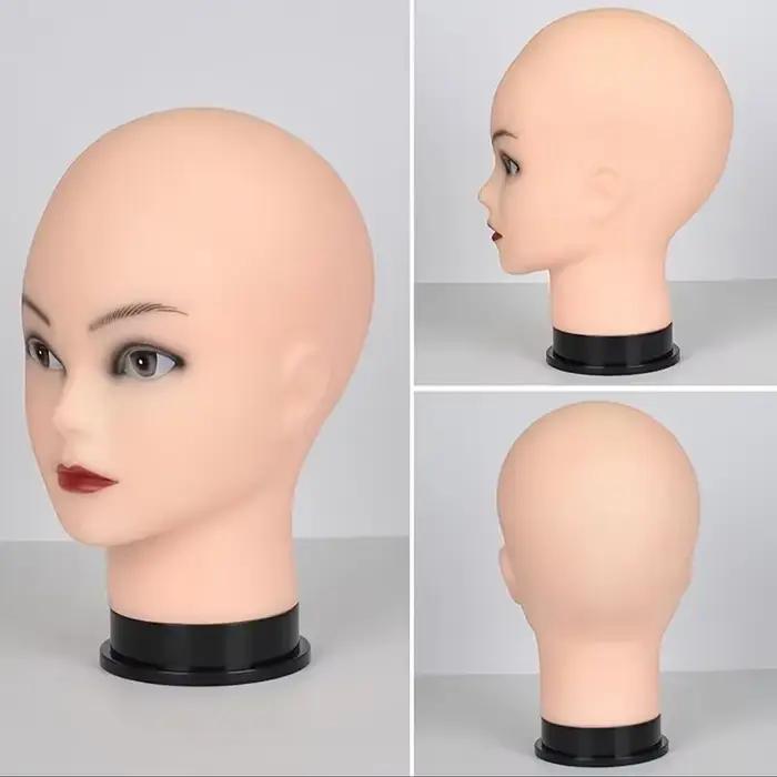 Tête de mannequin chauve-mannequin de formation en cosmétologie professionnelle chauve pour la fabri