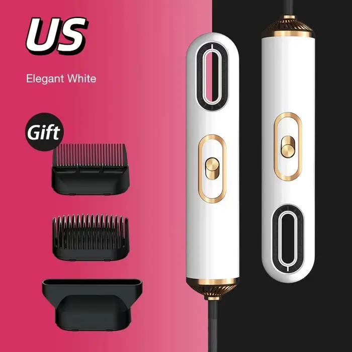 Sèche-cheveux haute vitesse 110v, flux d'air puissant, sèche-cheveux ionique professionnel US/EU, mu