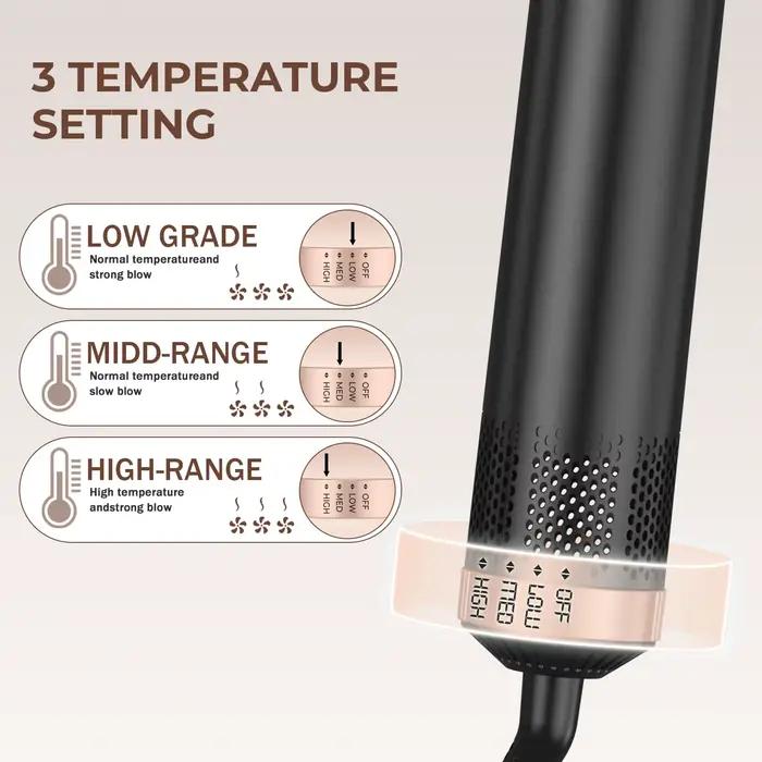 Sèche-cheveux multi-en-un, peigne à air chaud, sèche-cheveux domestique intégré, brosse à air chaud