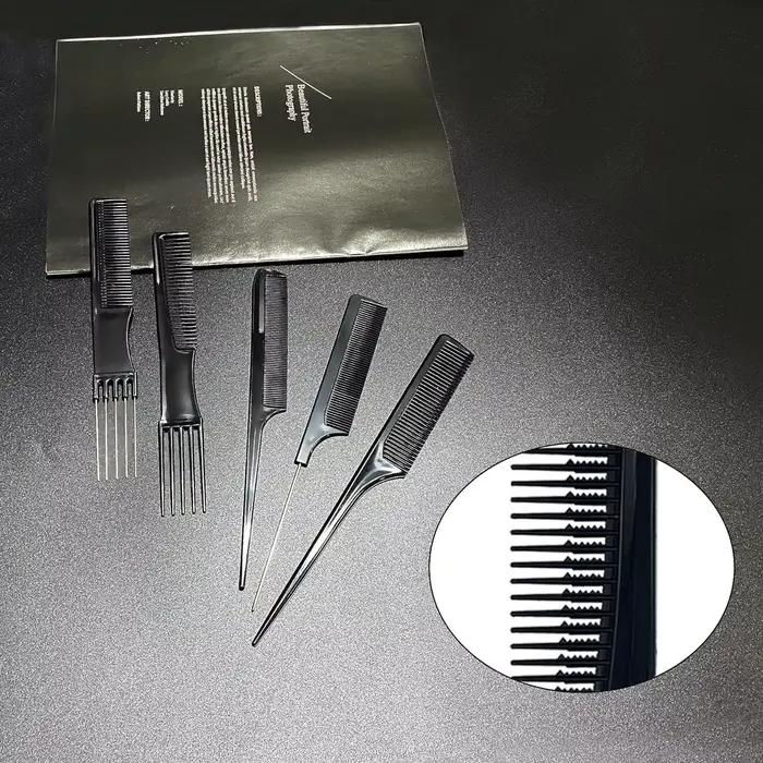 Ensemble de peignes de coiffure 10 pièces, ensemble de peignes de coiffure, peigne de styliste antis