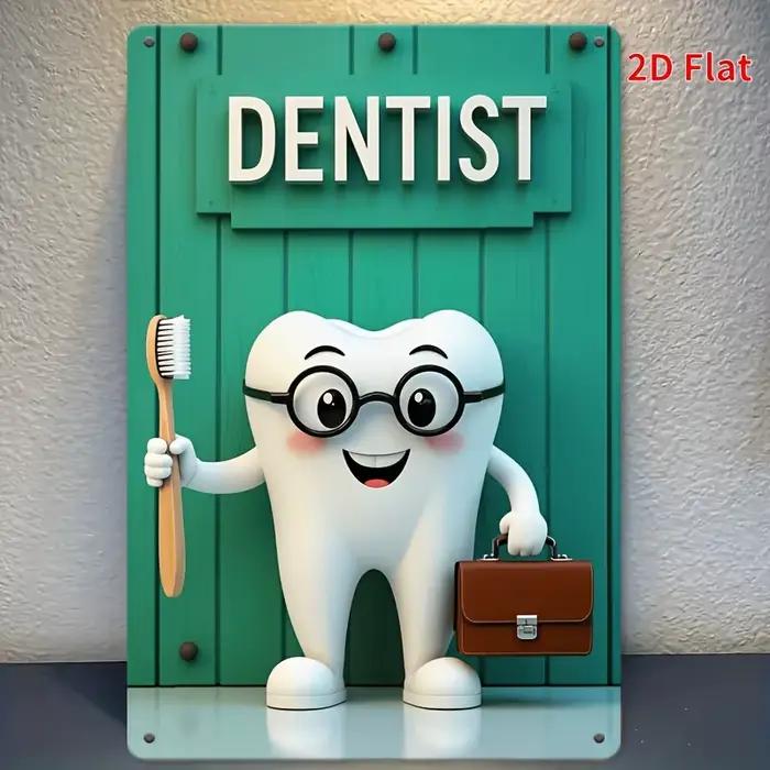 Peinture dentaire professionnelle à appliquer au fer, motif de dents adorable pour décorer les clini