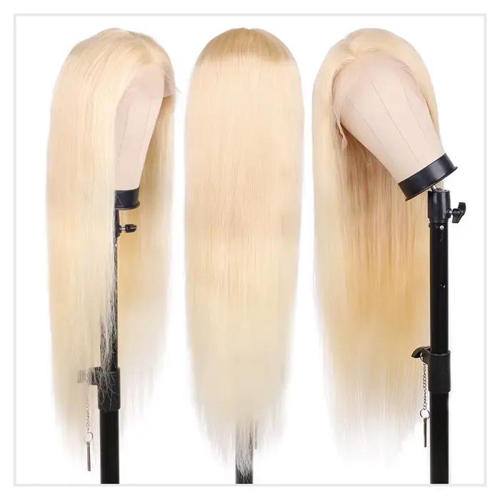 13x4 13x6 360 HD Transparent 613 couleur blond miel avant de lacet perruques de cheveux humains pour
