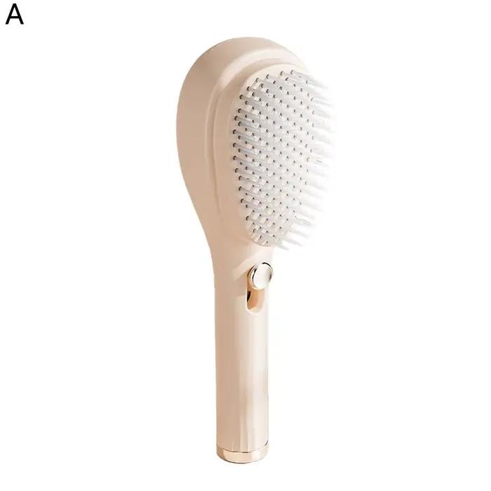 Peigne à cheveux rétractable magique - Brosse antistatique massante et démêlante pour le cuir chevel