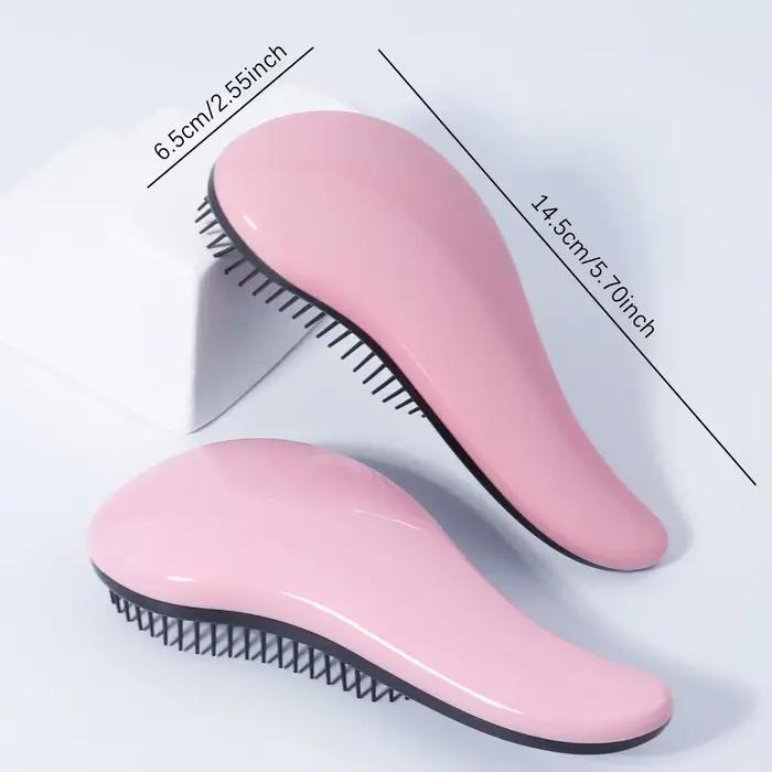 Brosse de massage antistatique, douche enroulée, brosse de massage, cheveux mouillés, brosse bouclée