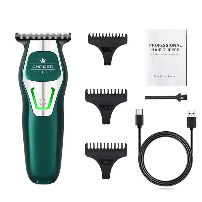Puissant professionnel tondeuse à cheveux hommes 0 MM T lame électrique tondeuse Rechargeable barbie