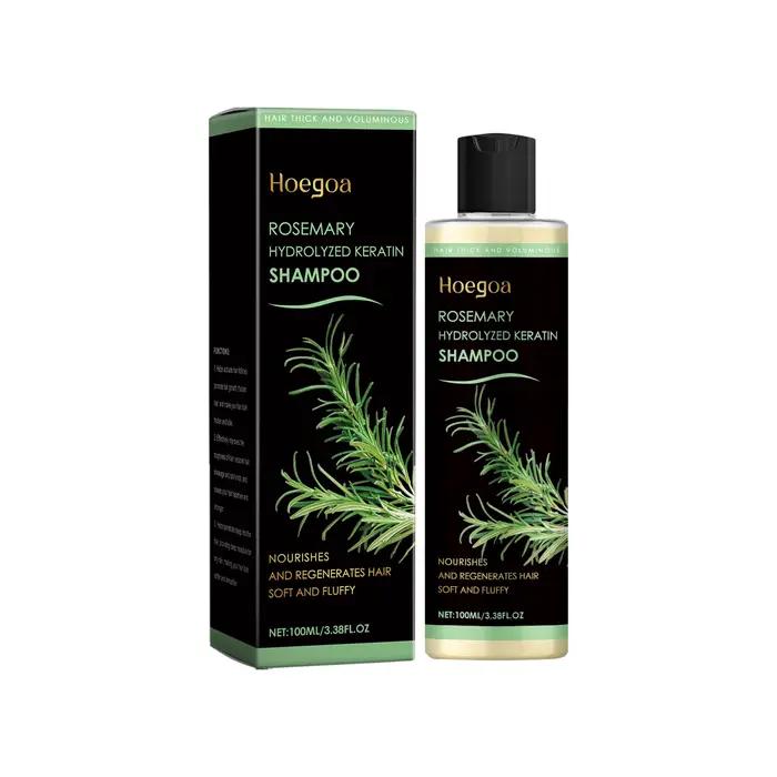 Shampoing au romarin apaisant pour le cuir chevelu, Anti-pelliculaire, rafraîchissant, réparation mo