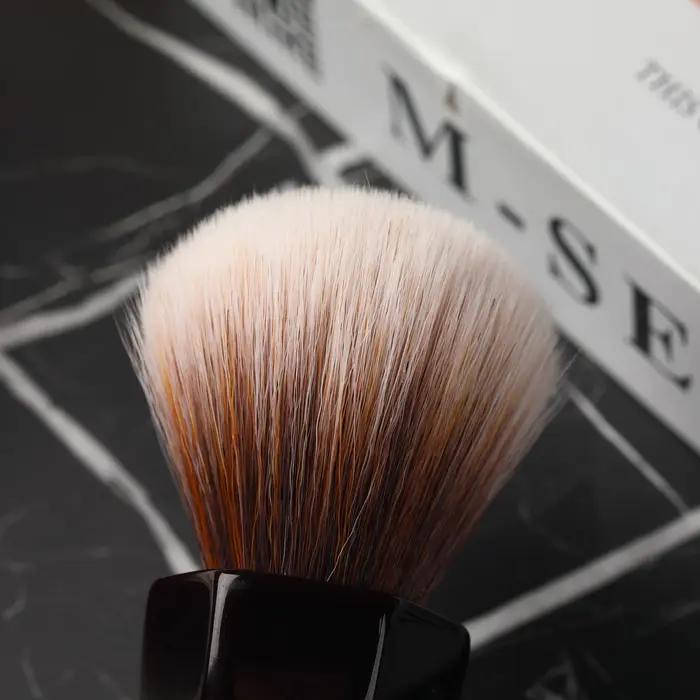 YAQI-Barbe à cheveux synthétiques Moka Express, 24mm, blaireau de rasage pour hommes