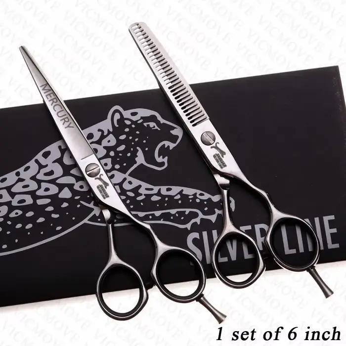 Ciseaux à cheveux professionnels 5 "/5.5"/6 "/6.5"/7 ", ensemble de ciseaux de coiffure, coupe + cis