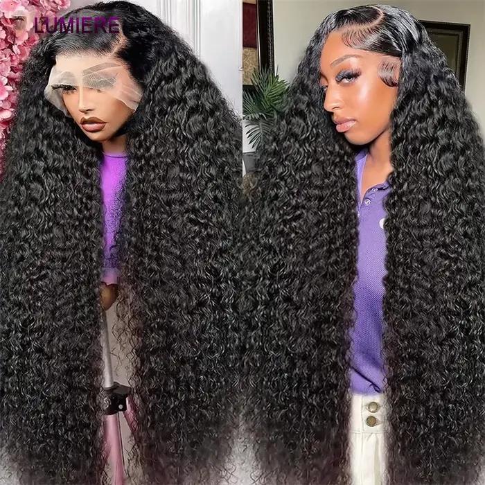 8-30 "Mongolien 100% Vierge Brut Afro Crépus Bouclés Cheveux Humains Bundles Deal Tissage 3/4 Bundle