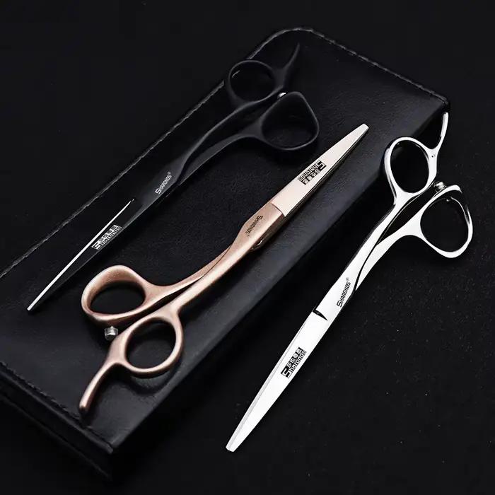 Ensemble de ciseaux professionnels pour la coupe de cheveux, 5.5/6/6.5 pouces, ciseaux de coiffure e