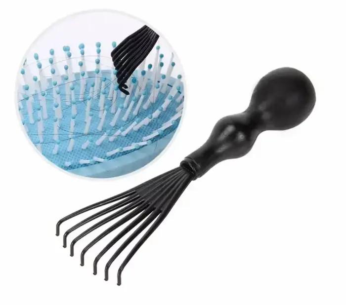 Brosse à cheveux exfoliante, brosse à cheveux en poils pour femmes, peigne humide et bouclé, outil d