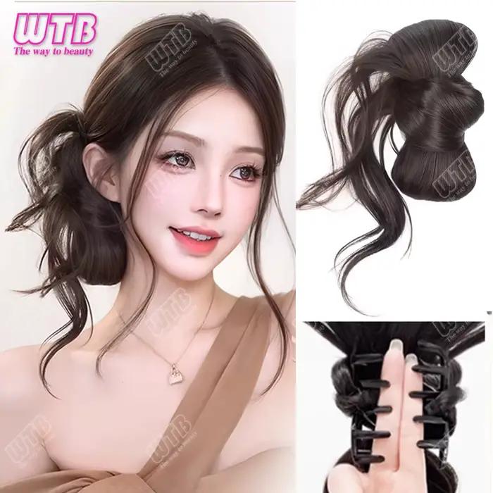 Accessoires pour cheveux synthétiques perruque femme poignée cheveux synthétiques chignon perruque a