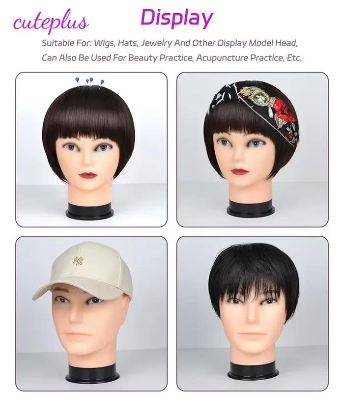 Tête de mannequin chauve-mannequin de formation en cosmétologie professionnelle chauve pour la fabri