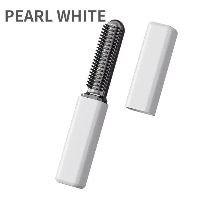Mini brosse lissante pour franges, portable, sans fil, anti-frisottis, peigne chauffant, rechargeabl