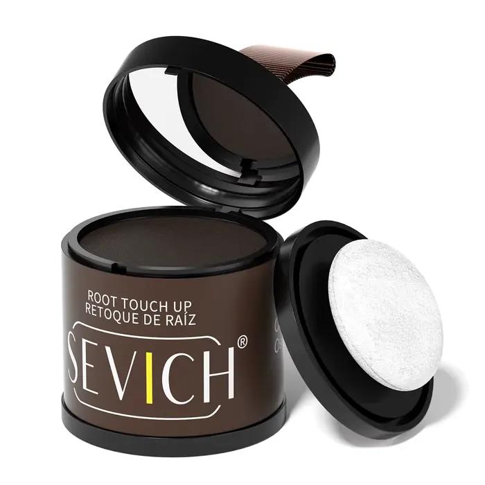Poudre capillaire volumisante Sevich 10g – Couverture temporaire des cheveux gris – Poudre d'ombre p