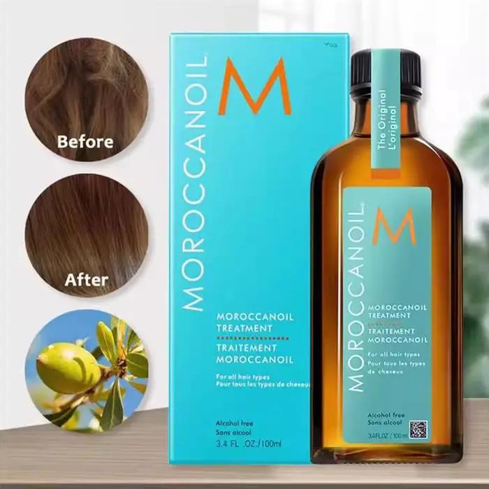 L'huile essentielle de soin capillaire marocain répare les follicules pileux