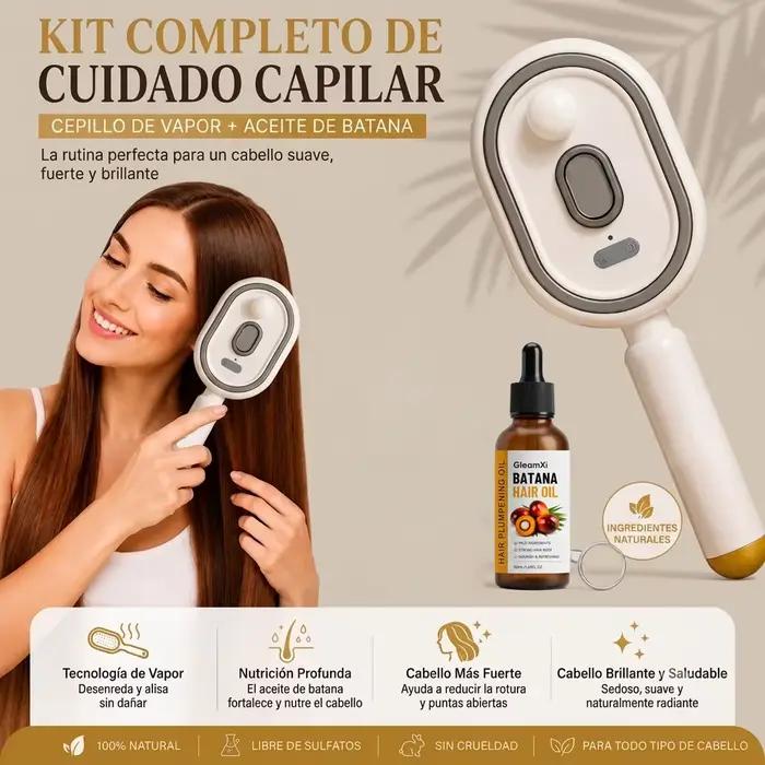 Brosse à cheveux électrique à pulvérisation et massage