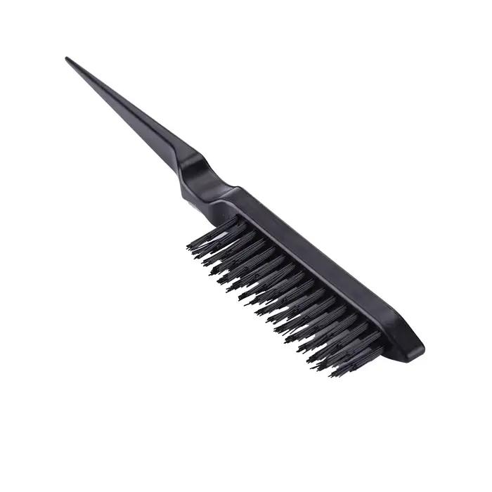 Brosse à cheveux à poils pour hommes et femmes, outil de contrôle des bords, peigne à dos, poignées de coiffure