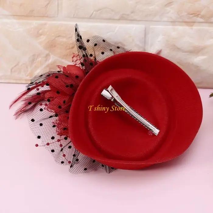 Accessoires de mode pour cheveux : Fascinator pour femme