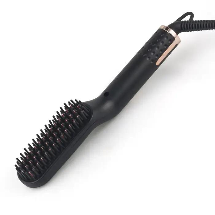 Peigne chauffant électrique pour lisser la barbe
