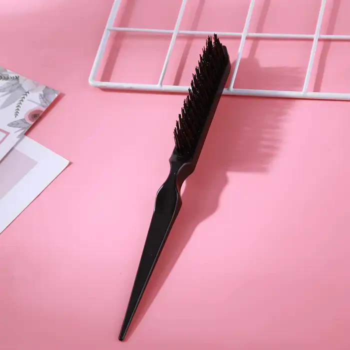 Brosse à cheveux à poils pour hommes et femmes, outil de contrôle des bords, peigne à dos, poignées de coiffure