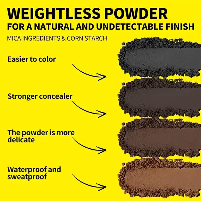 Sevich 5 couleurs poudre d'ombre à cheveux toucher naturel correcteur