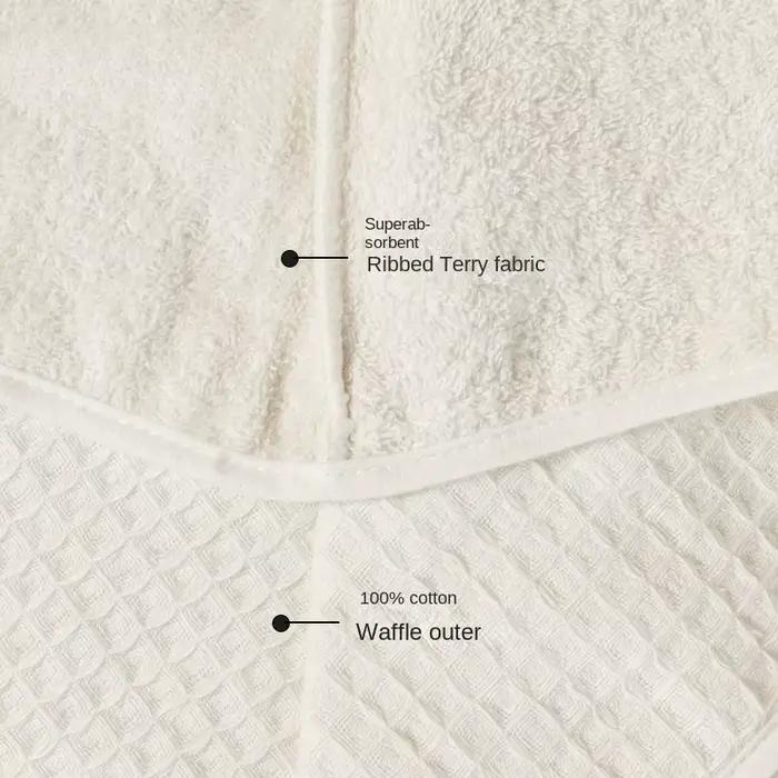 Bonnet de Douche en Coton Pur à Double Couche