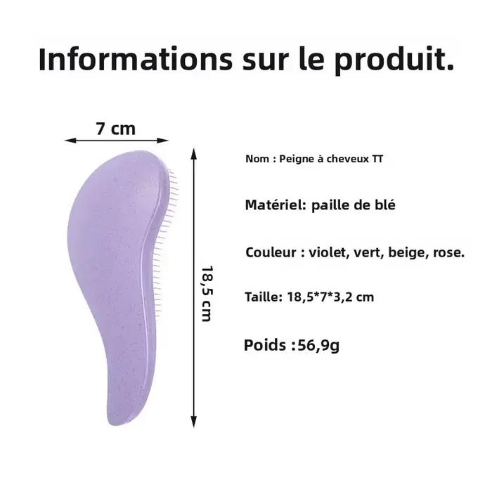 Brosse à cheveux démêlante magique