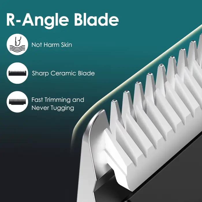 Machine de coupe de cheveux tondeuse à barbe rasoir électrique pour hommes zones intimes