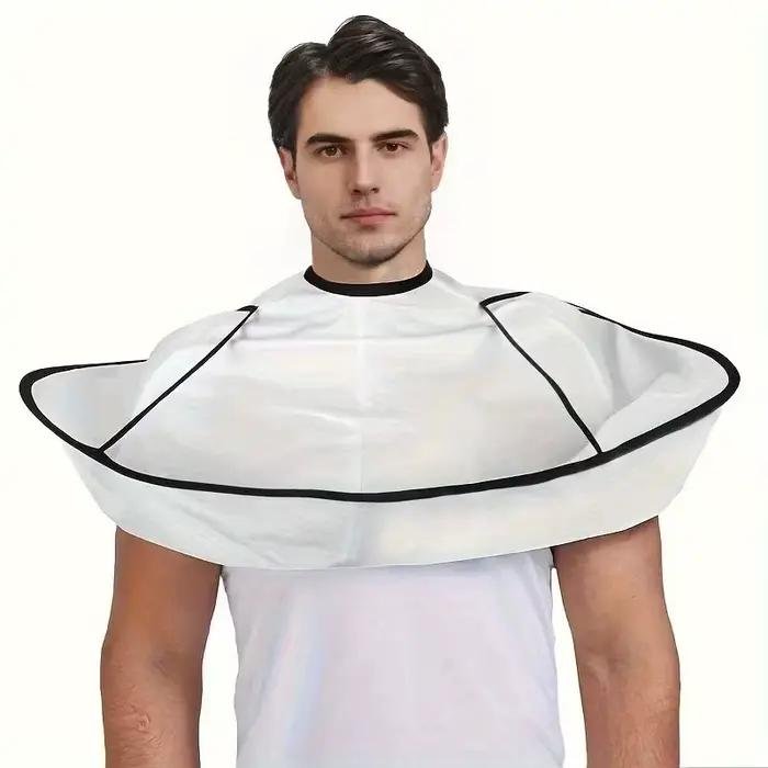 Tablier de coiffure professionnel blanc respirant pour salon