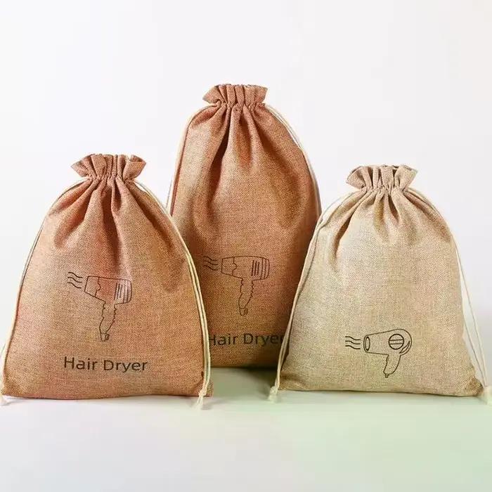 Sac de rangement pour sèche-cheveux avec cordon de serrage