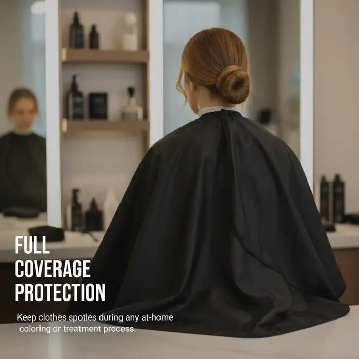 Cape de coiffure imperméable pour coupe de cheveux