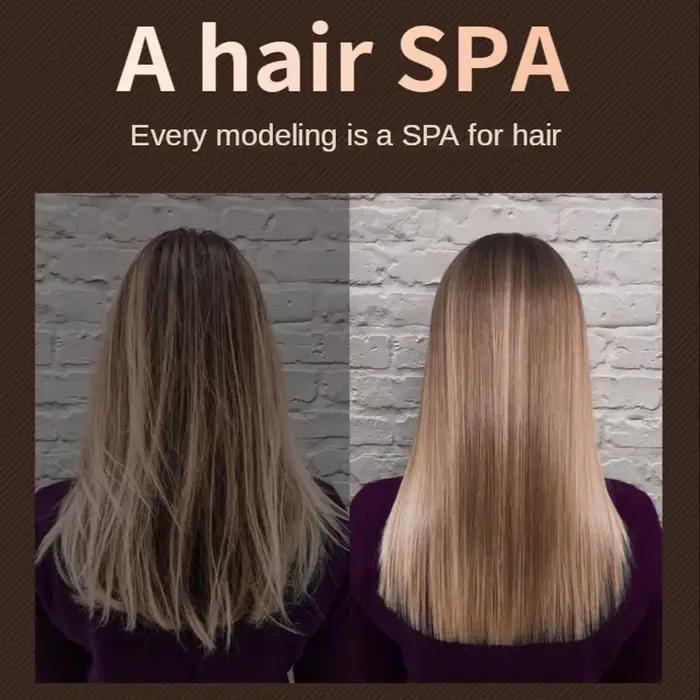 Lisseur de cheveux professionnel bigoudi attelle électrique fer plat Ion négatif droit fer à friser plaques ondulation