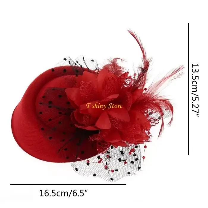 Accessoires de mode pour cheveux : Fascinator pour femme
