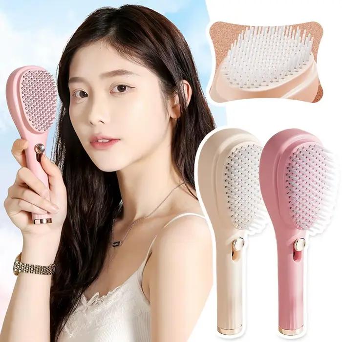 Peigne rétractable magique - Brosse antistatique massante et démêlante pour le cuir chevelu